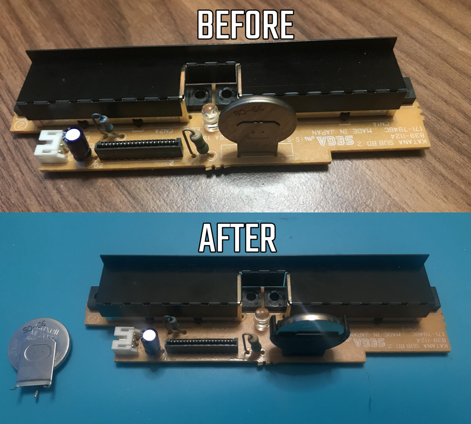 Easy future proof fix for the Sega Dreamcast CMOS battery Antanaitis